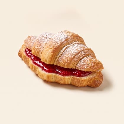 Croissant fourré framboise 85grX60